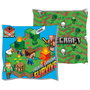 MOJANG STUDIOS Coussin Minecraft 38x38 cm en Velboa - Accessoire décoration gaming