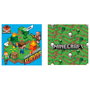 MOJANG STUDIOS Coussin Minecraft 38x38 cm en Velboa - Accessoire décoration gaming