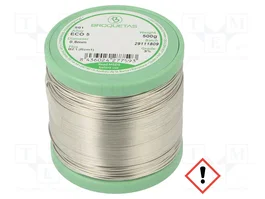BROQUETAS Fil de brasage sans plomb Sn99Cu0,7Ag0,3 0,8mm 0,5kg