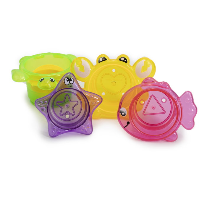 Tachan - Jeu de pêche magnétique avec filet en forme de requin et 8 accessoires - Jouet d'éveil pour enfants à partir de 1 an