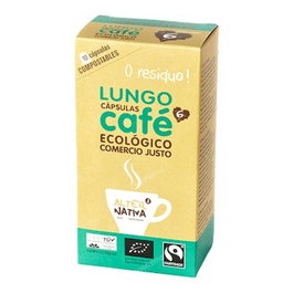 ALTERNATIVA 3 Café Longo 10 capsules biodégradables ECO