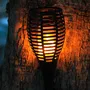Torche solaire Maity Sun LUMI JARDIN - Effet flamme LED 80 cm Blanc chaud - Lumière d'extérieur sans fil