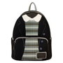 LOUNGEFLY Mochila mini sac à dos Lydia Deetz Beetlejuice 2, 26 cm, en simili cuir vegan, compartiments à fermeture, bretelles réglables