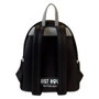 LOUNGEFLY Mochila mini sac à dos Lydia Deetz Beetlejuice 2, 26 cm, en simili cuir vegan, compartiments à fermeture, bretelles réglables