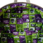 LOUNGEFLY Mochila mini sac à dos Lydia Deetz Beetlejuice 2, 26 cm, en simili cuir vegan, compartiments à fermeture, bretelles réglables
