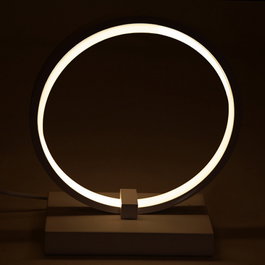 Lampe de Table LED 15W 1100Lm Dimmable Circle 4200°K 40000H [HO-LM-CIRCLE-20W-W]
