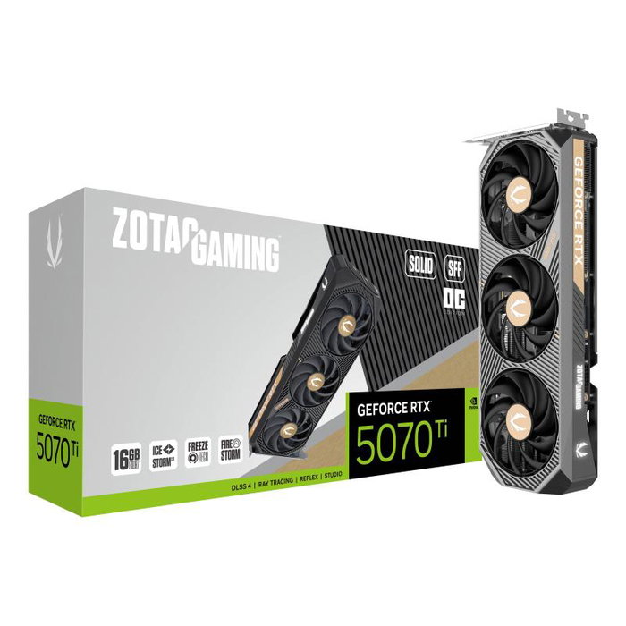 ZOTAC Carte graphique GeForce Gaming RTX 5070 Ti (ZT-B50710J3-10P)