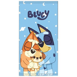 MOOSE - Toalie en microfibre Bluey pour enfants, 70x140 cm