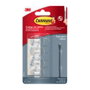 3M Command Clips ronds transparents pour câbles, 19 x 32 x 13 mm, 4 pièces + 5 bandes, 17017clr