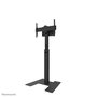 Neomounts FL45S-825BL1 Support au sol réglable pour écran plat 37 à 75 pouces, capacité 70 kg, gestion de câbles, compartiment verrouillable