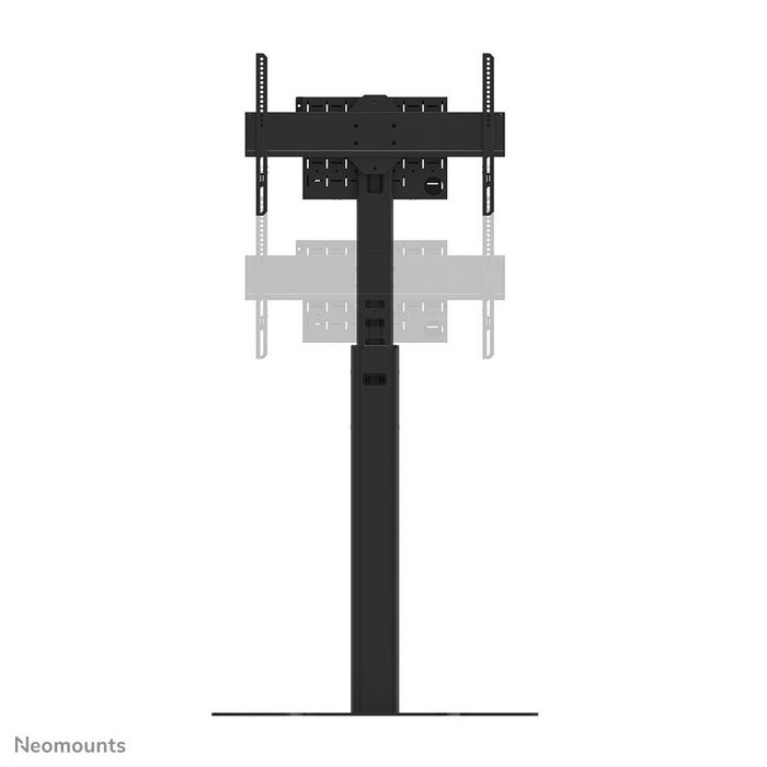 Neomounts FL45S-825BL1 Support au sol réglable pour écran plat 37 à 75 pouces, capacité 70 kg, gestion de câbles, compartiment verrouillable