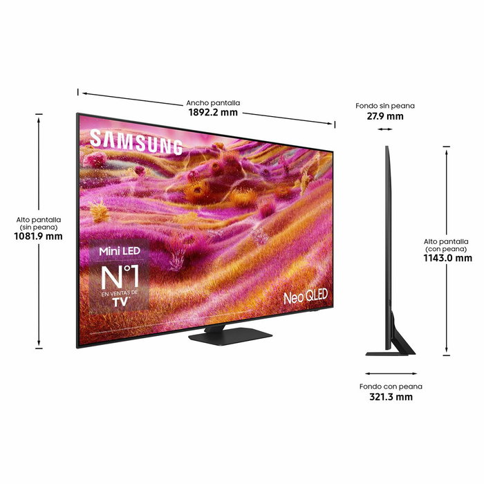 Samsung TQ85QN90FATXXC 85 pouces 4K Ultra HD HDR Neo QLED Samsung TQ85QN90FATXXC 85 pouces 4K Ultra HD HDR Neo QLED