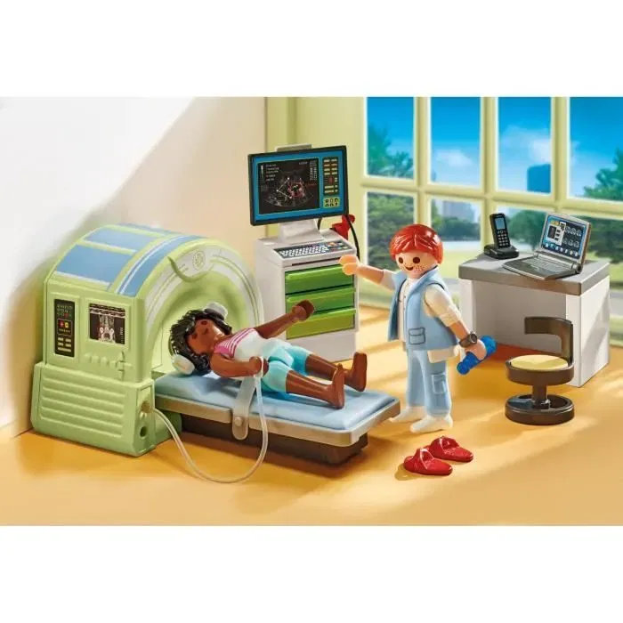 Playmobil 71618 - Coffret Scanner Médical avec Patiente pour Hôpital City Life - Jeu de Construction 29 Pièces - Jouet Éducatif pour Enfants dès 4 Ans Playmobil 71618 - Coffret Scanner Médical avec Patiente pour Hôpital City Life - Jeu de Construction 29 Pièces - Jouet Éducatif pour Enfants dès 4 Ans