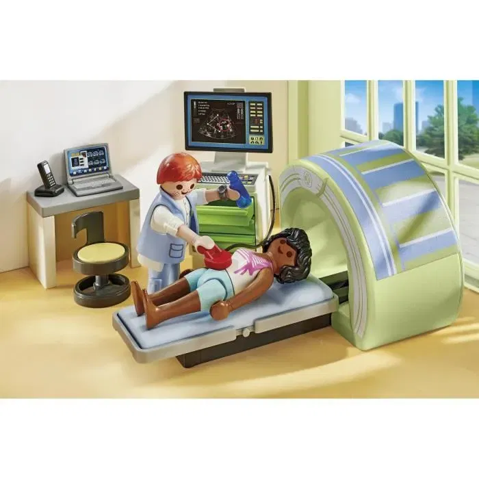 Playmobil 71618 - Coffret Scanner Médical avec Patiente pour Hôpital City Life - Jeu de Construction 29 Pièces - Jouet Éducatif pour Enfants dès 4 Ans Playmobil 71618 - Coffret Scanner Médical avec Patiente pour Hôpital City Life - Jeu de Construction 29 Pièces - Jouet Éducatif pour Enfants dès 4 Ans