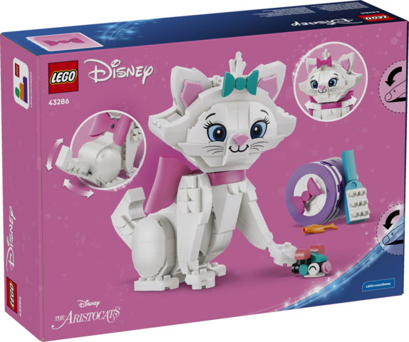 Lego Disney Les Aristogats Adorable Marie 43286 Figurine Articulée 369 Pièces Jouet de Construction pour Enfants dès 7 Ans Lego Disney Les Aristogats Adorable Marie 43286 Figurine Articulée 369 Pièces Jouet de Construction pour Enfants dès 7 Ans