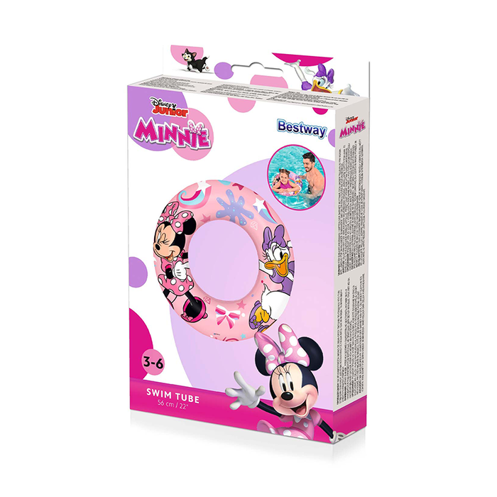 Bestway 91040 Flotador Hinchable Disney Minnie Mouse 56 cm pour Enfants +3-6 Ans Plage et Piscine Bestway 91040 Flotador Hinchable Disney Minnie Mouse 56 cm pour Enfants +3-6 Ans Plage et Piscine