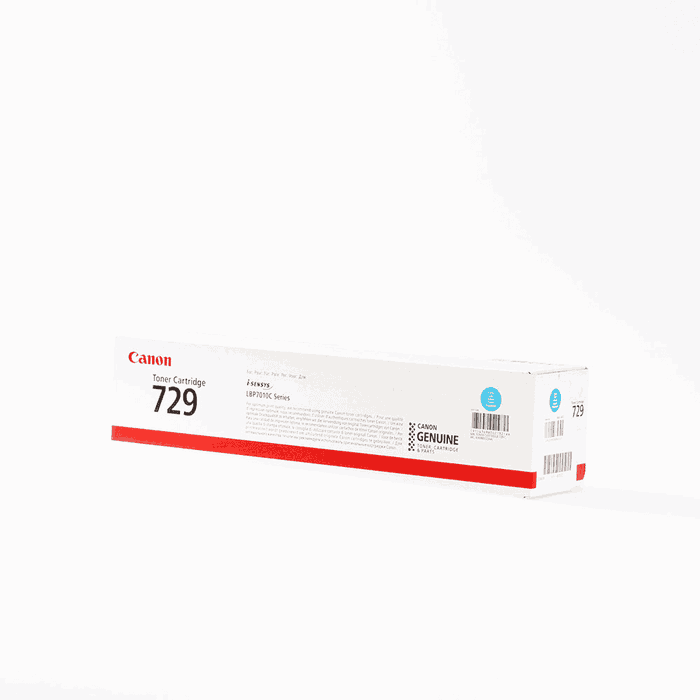 Canon Toner 729/4369B002 - Cartouche d'encre cyan pour imprimante - Consommable d'origine Canon Toner 729/4369B002 - Cartouche d'encre cyan pour imprimante - Consommable d'origine