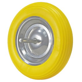 WOLFPACK LINEA PROFESIONAL Roue de chariot travaux massifs, jante galvanisée 370 mm