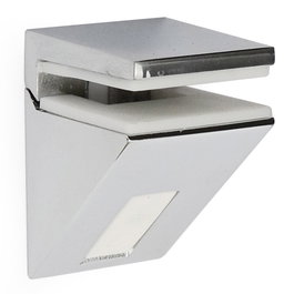 ITALIANA FERRAMENTA Support d'étagère mini Kalabrone, chrome