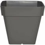 Riviera Pot de fleurs Soleilla Carré Gris pailleté 40 x 40 cm