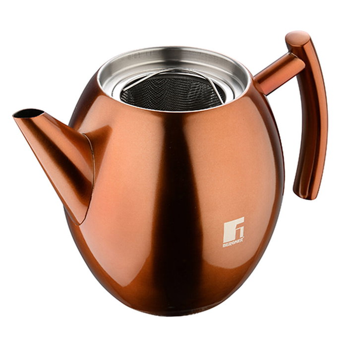 Bergner Théière Cuivre Acier inoxydable 1,75 L Bergner Théière Cuivre Acier inoxydable 1,75 L