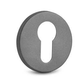 JANDEL Bouton de serrure en zamak Ø50x5mm finition anthracite