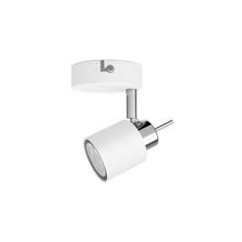 Philips Meranti Spot 1 Foyer GU10 Blanc Métal 8 x 15,5 x 8 cm