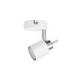Philips Meranti Spot 1 Foyer GU10 Blanc Métal 8 x 15,5 x 8 cm