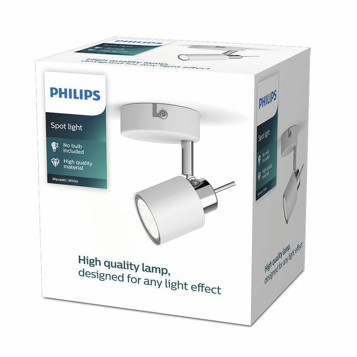 Lumière Philips meranti Blanc GU10 8 x 15,5 x 8 cm Lumière Philips meranti Blanc GU10 8 x 15,5 x 8 cm
