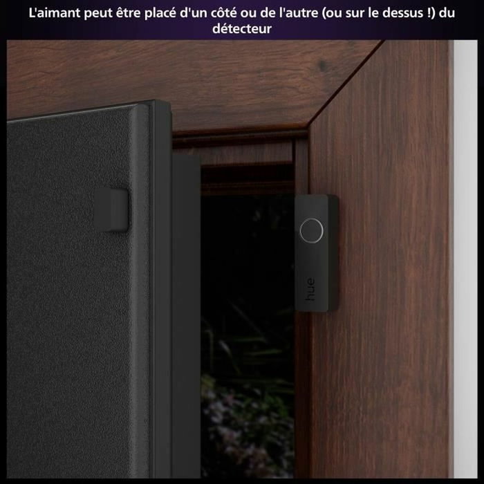 Philips Hue Secure Capteurs de contact - Noir - Pack de 2