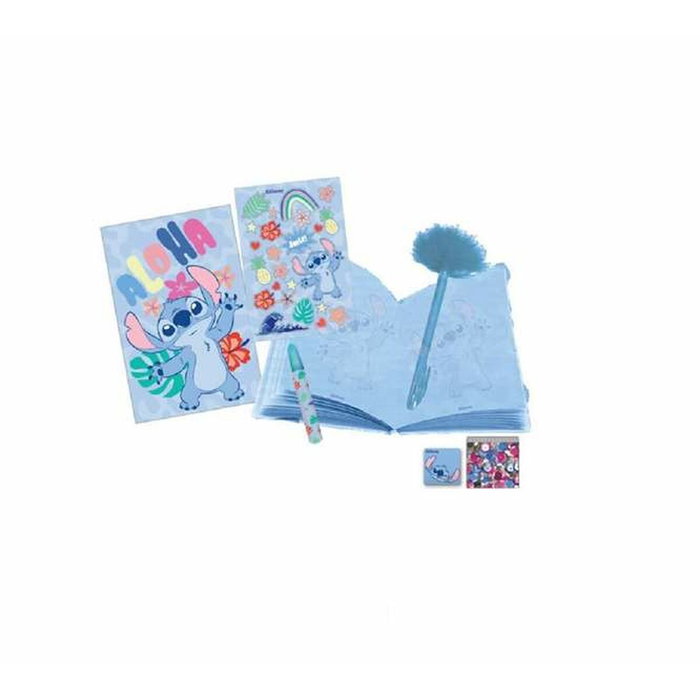 Ensemble de Papeterie Stitch Multicouleur