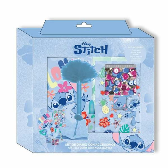 Ensemble de Papeterie Stitch Multicouleur