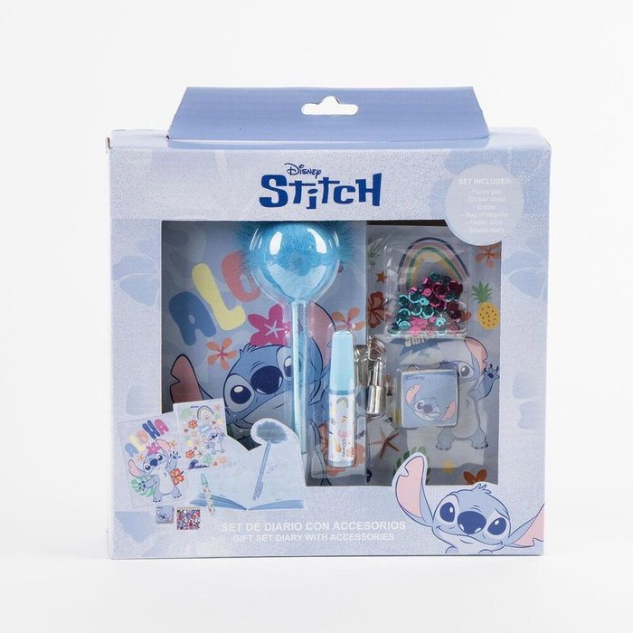 Ensemble de Papeterie Stitch Multicouleur