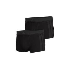 Boxer pour homme Adidas Trunk Low Rise 3 Stripes Noir 2 Pièces M