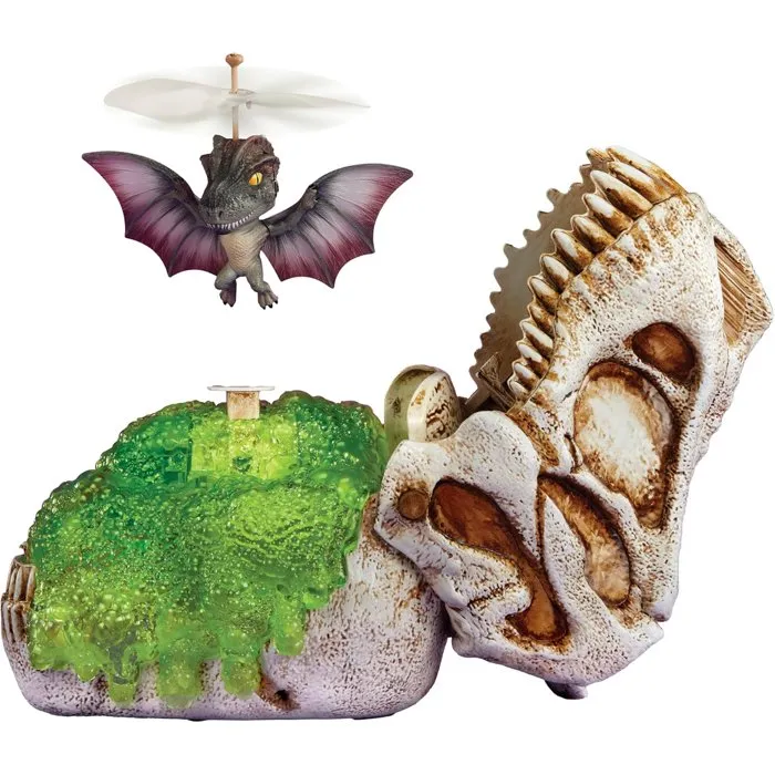 L.O.L. Surprise! GrossMos Jouet Dinosaure Volant Interactif Bleu, MGA Entertainment - Réveille avec la Main, Grogne et S'Envole - 3 Modèles à Collectionner - À Partir de 6 Ans