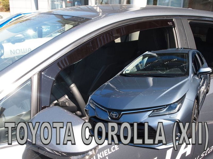 Heko Déflecteurs de fenêtre avant pour Toyota Corolla 4/5D (XII Gen) 2018