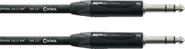Cordial CPM 5 VV Câble audio stéréo jack 6,3 mm à jack 6,3 mm 5 m