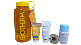 Biotherm Coffret de Soins pour Femme avec Lait Corporel, Crème Solaire, Déodorant et Crème Réparatrice