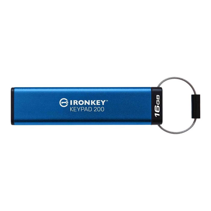 Kingston IronKey Keypad 200 16 Go Clé USB Chiffrée FIPS 140-3 AES-256 Kingston IronKey Keypad 200 16 Go Clé USB Chiffrée FIPS 140-3 AES-256