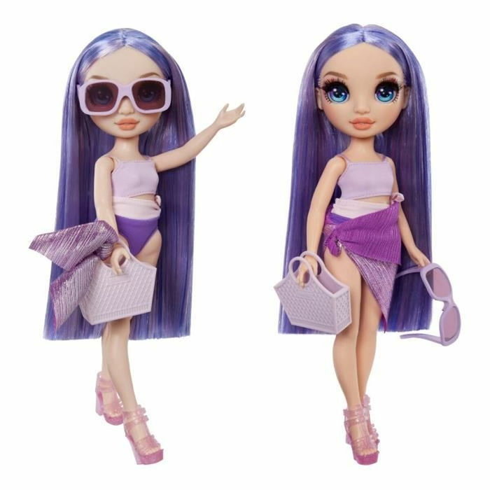Rainbow High Poupée mannequin articulée Swim & Style 27 cm Violet Rainbow High Poupée mannequin articulée Swim & Style 27 cm Violet