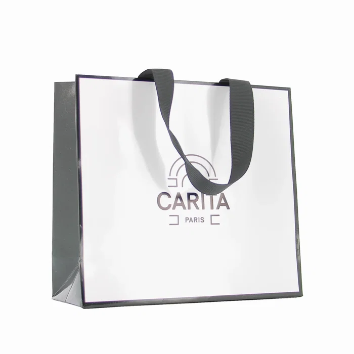 Carita Paris Sac en carton GWP Ivoire Taille S Carita Paris Sac en carton GWP Ivoire Taille S