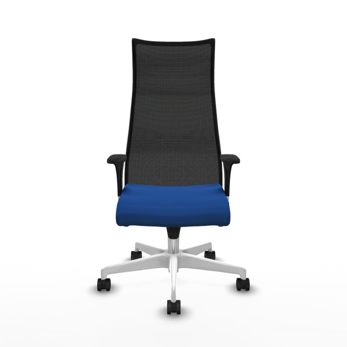 Piqueras y Crespo Chaise de Bureau Albacete Bleu et Noir