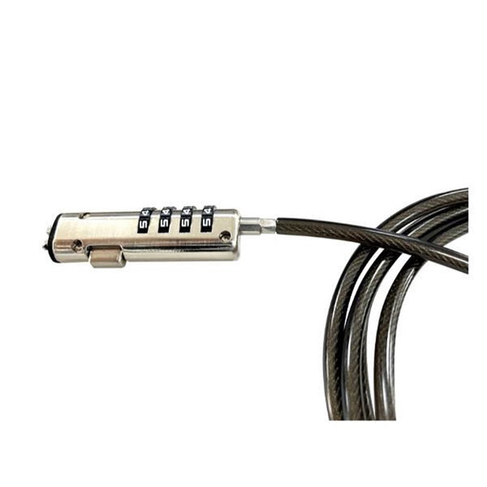 Nilox NXSCN001 Câble de Sécurité Numerique pour Ordinateur Portable, Verrou à Combinaison, 1.9m, Gris Nilox NXSCN001 Câble de Sécurité Numerique pour Ordinateur Portable, Verrou à Combinaison, 1.9m, Gris