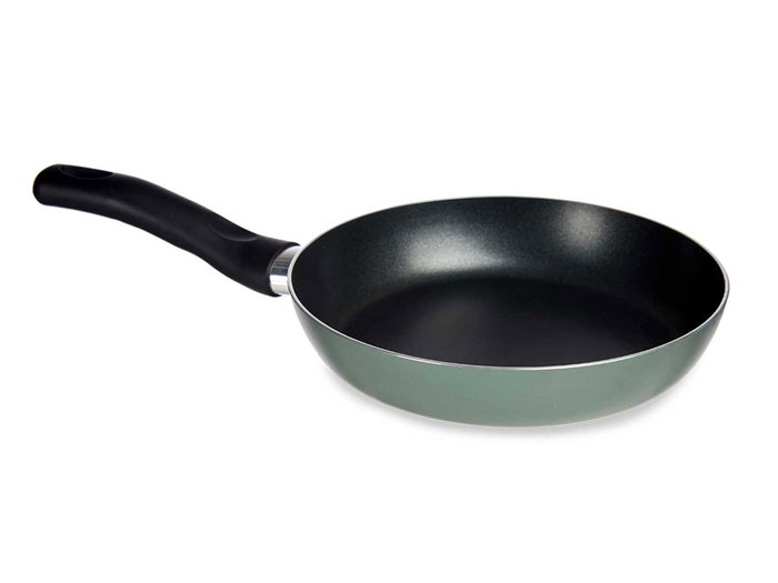 Kinvara Poêle Aluminium 24 cm Vert - Antiadhésive Libre PFOA - Compatible Induction, Gaz et Vitrocéramique (Set de 6)