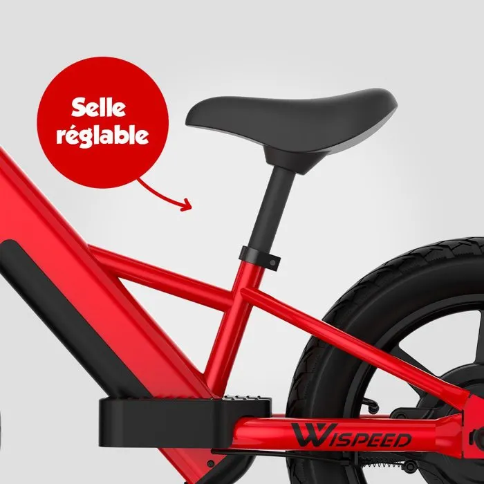 Wispeed WIKIDS Trottinette électrique enfant - Rouge Wispeed WIKIDS Trottinette électrique enfant - Rouge