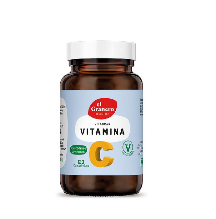 EL GRANERO VITAGRAN C Vitamine C Forte + Bioflavonoïdes 120 comprimés EL GRANERO VITAGRAN C Vitamine C Forte + Bioflavonoïdes 120 comprimés