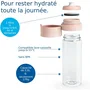 Brita - Gourde filtrante avec 2 microdiscs inclus - Couleur abricot - Rendre l'eau du robinet plus agréable - Portable et légère