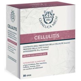 Gianluca Mech Cellulitis 30Sticks Complément Alimentaire Anti-Cellulite à l'Ananas et au Melon