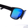 Hawkers Lunettes de soleil FASTER RAW Noir Émeraude Unisexe Carré Classique Sport Carré Rectangulaire Polarisé Verre Dégradé Bleu 1 u