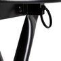 BigBuy Home Tabouret Noir Polyuréthane PVC Fer 30 x 30 x 45 cm